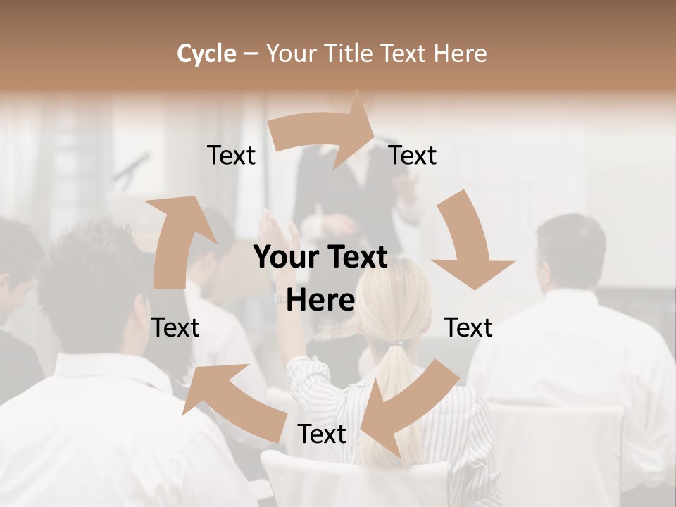 Corporate Training Smiling PowerPoint Template
