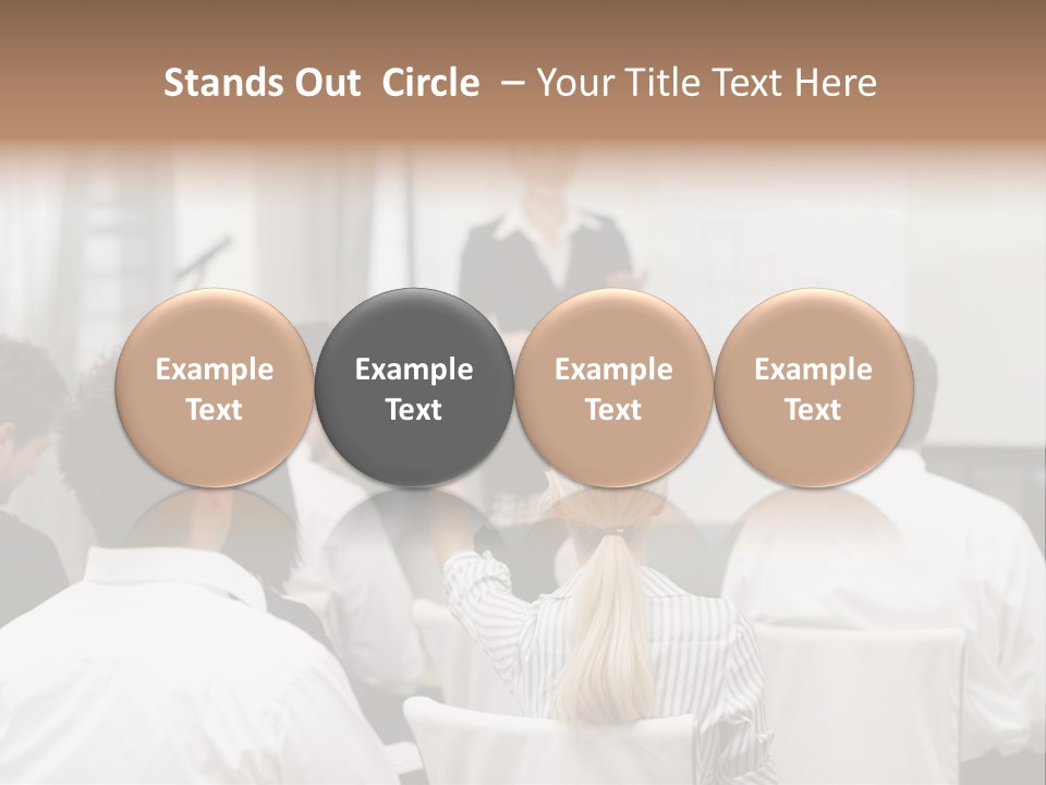 Corporate Training Smiling PowerPoint Template