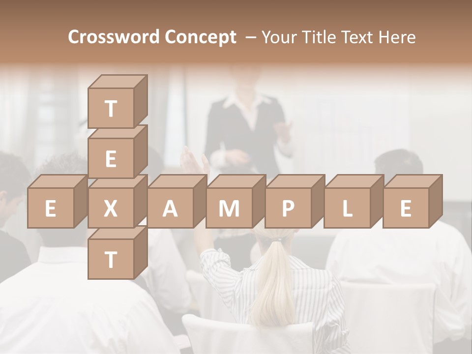 Corporate Training Smiling PowerPoint Template