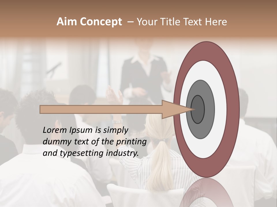 Corporate Training Smiling PowerPoint Template