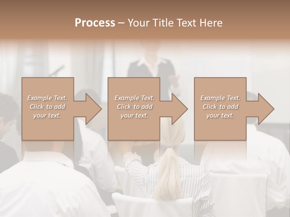 Corporate Training Smiling PowerPoint Template