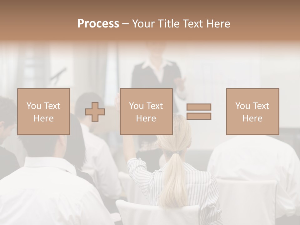 Corporate Training Smiling PowerPoint Template
