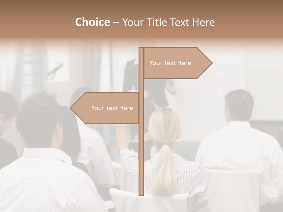 Corporate Training Smiling PowerPoint Template