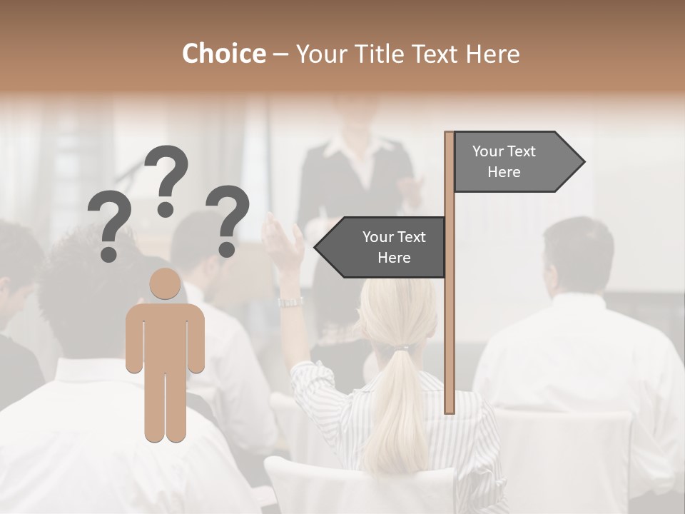 Corporate Training Smiling PowerPoint Template