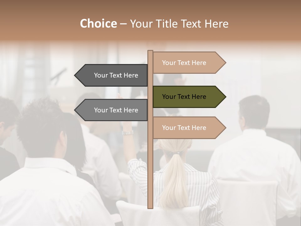 Corporate Training Smiling PowerPoint Template