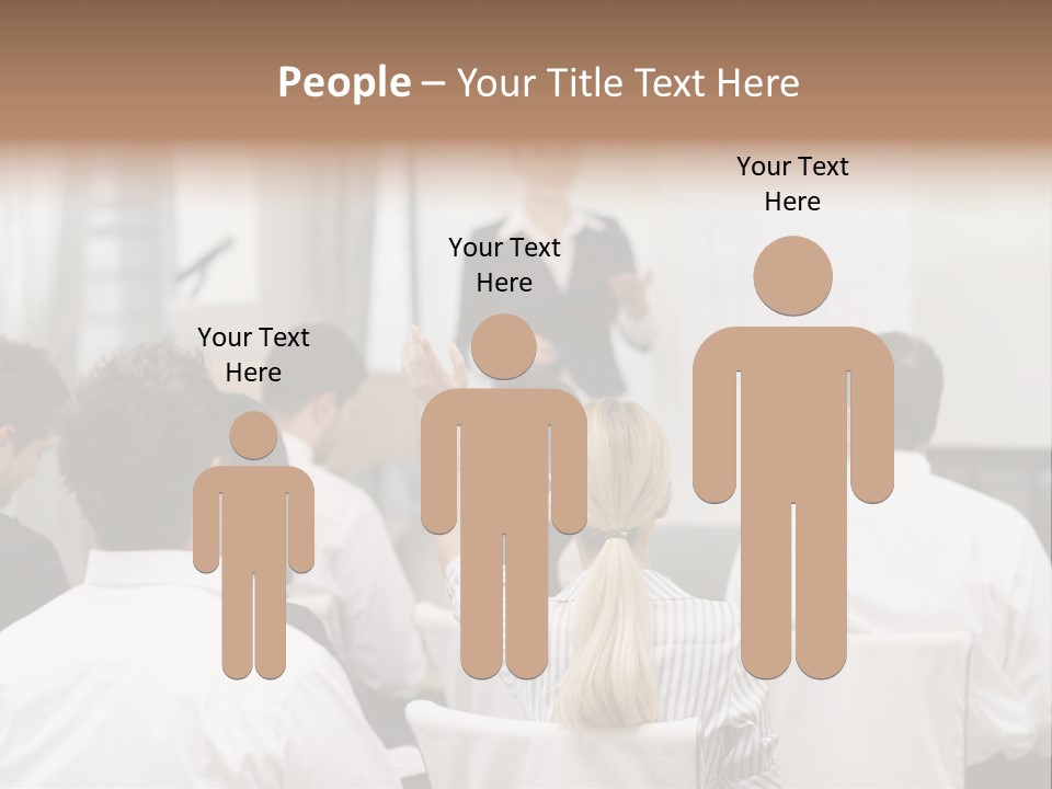 Corporate Training Smiling PowerPoint Template