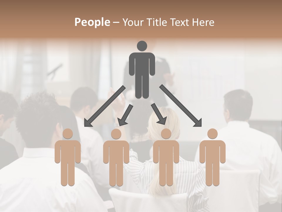Corporate Training Smiling PowerPoint Template