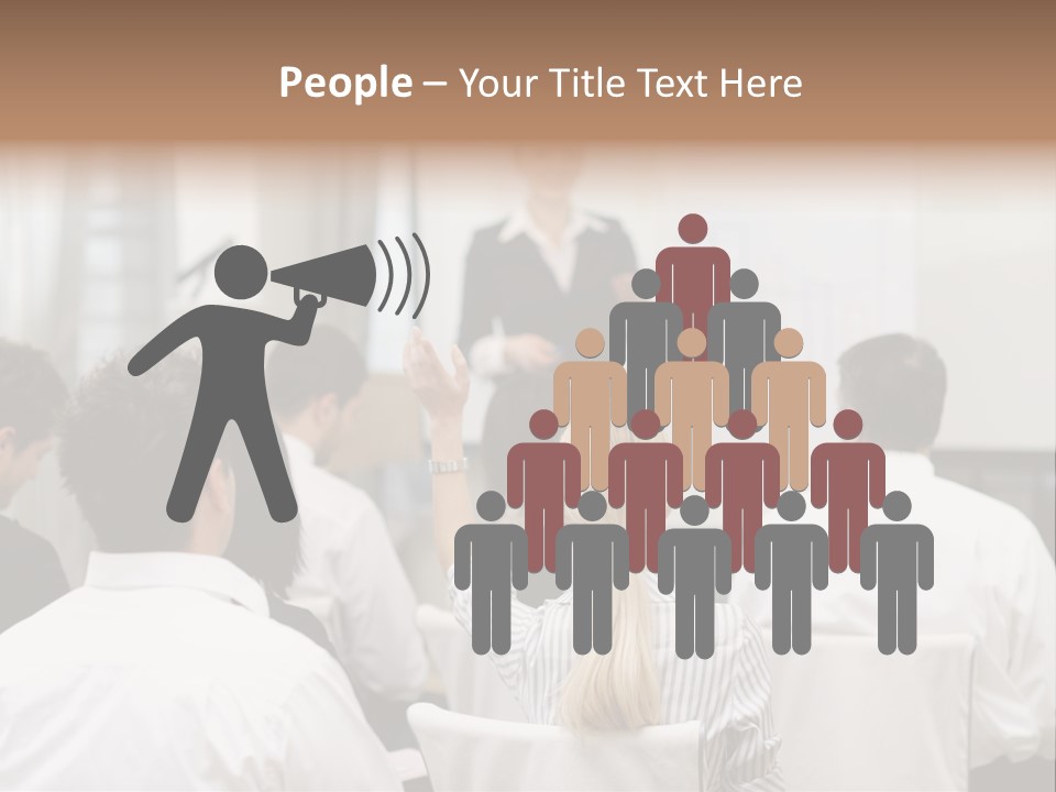 Corporate Training Smiling PowerPoint Template