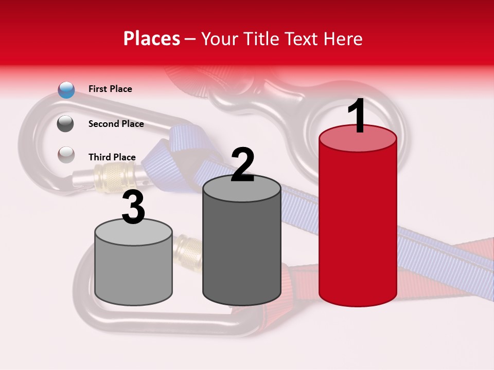 Carabiner Climb Loop PowerPoint Template