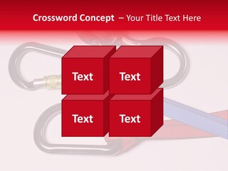 Carabiner Climb Loop PowerPoint Template