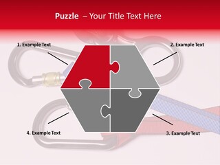 Carabiner Climb Loop PowerPoint Template