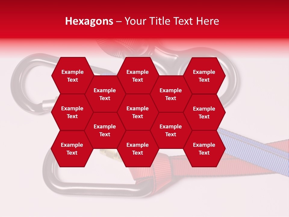 Carabiner Climb Loop PowerPoint Template