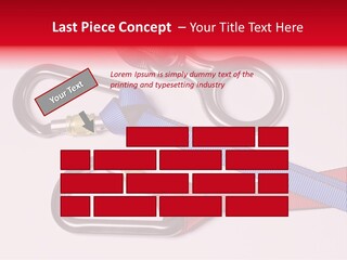 Carabiner Climb Loop PowerPoint Template