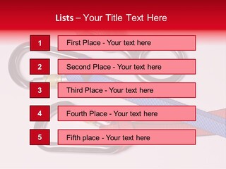 Carabiner Climb Loop PowerPoint Template