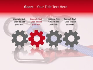 Carabiner Climb Loop PowerPoint Template