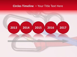 Carabiner Climb Loop PowerPoint Template