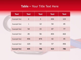 Carabiner Climb Loop PowerPoint Template