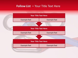 Carabiner Climb Loop PowerPoint Template