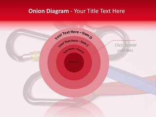 Carabiner Climb Loop PowerPoint Template