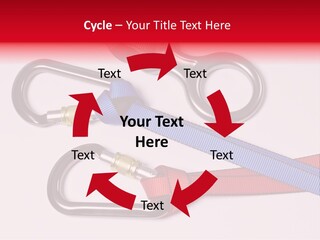 Carabiner Climb Loop PowerPoint Template