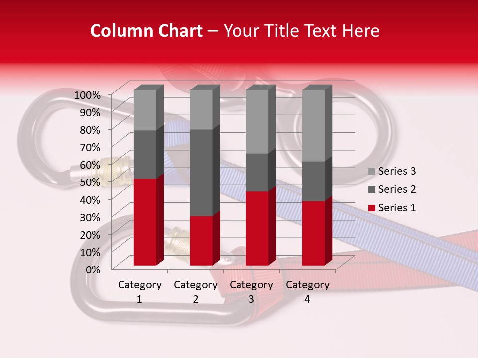 Carabiner Climb Loop PowerPoint Template
