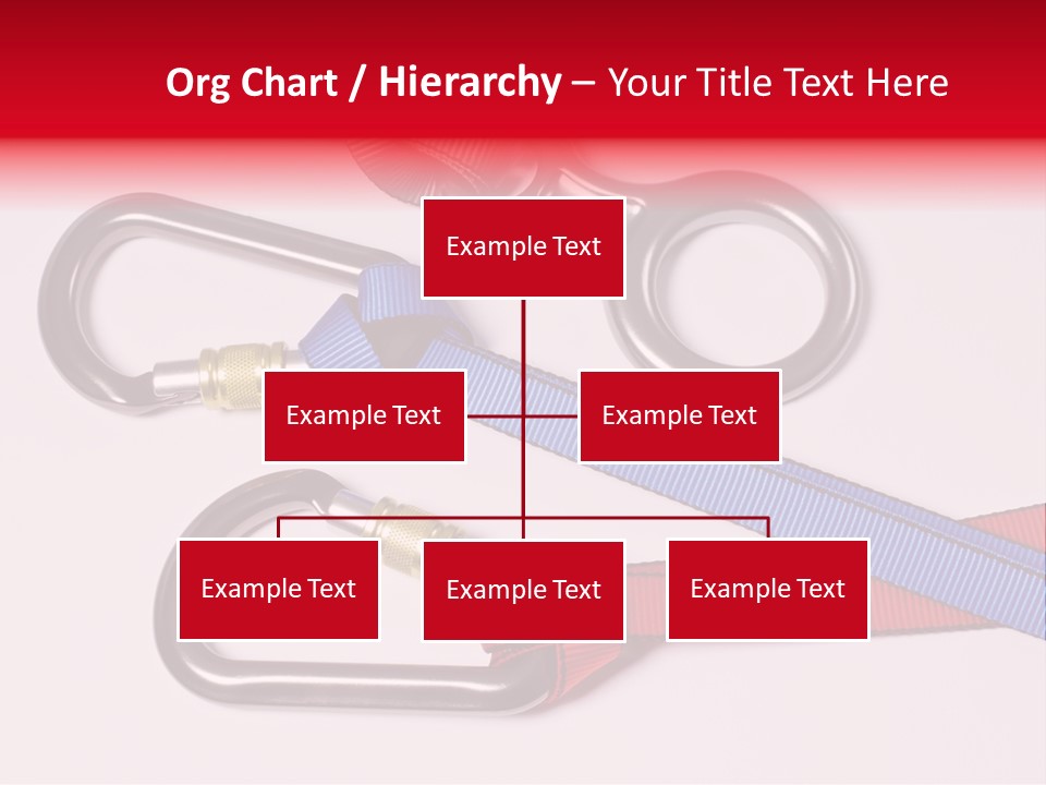 Carabiner Climb Loop PowerPoint Template