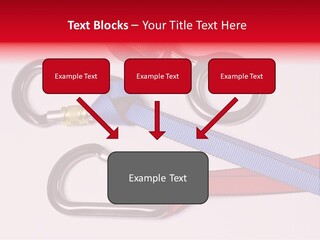 Carabiner Climb Loop PowerPoint Template
