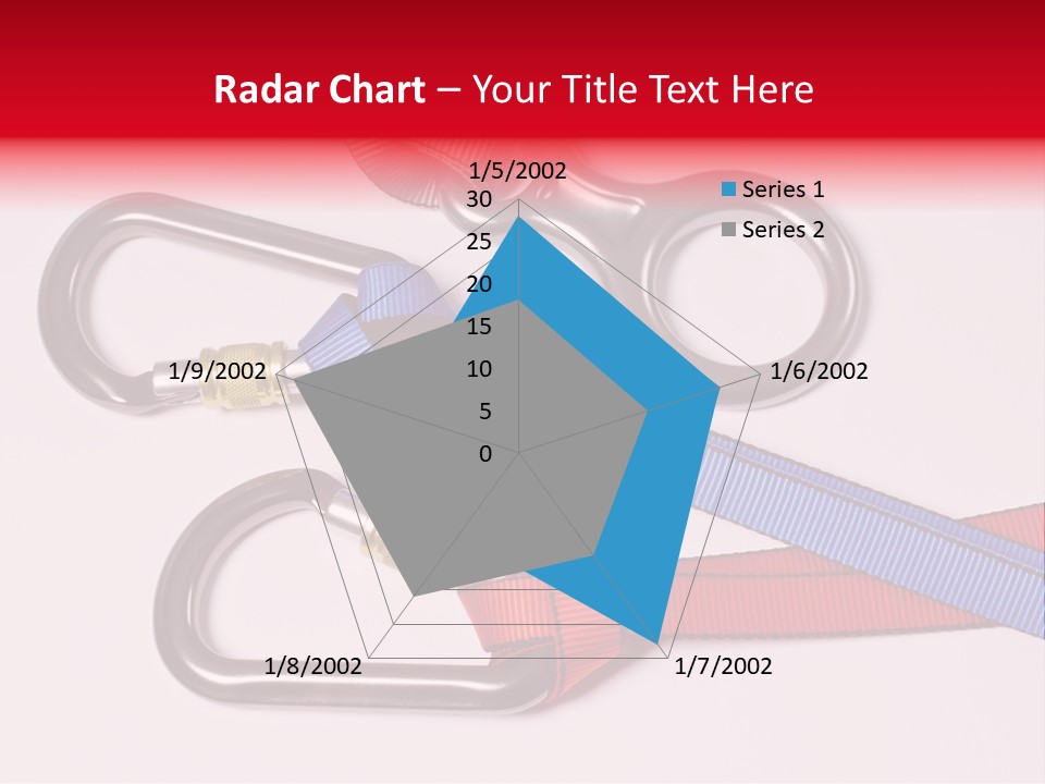 Carabiner Climb Loop PowerPoint Template
