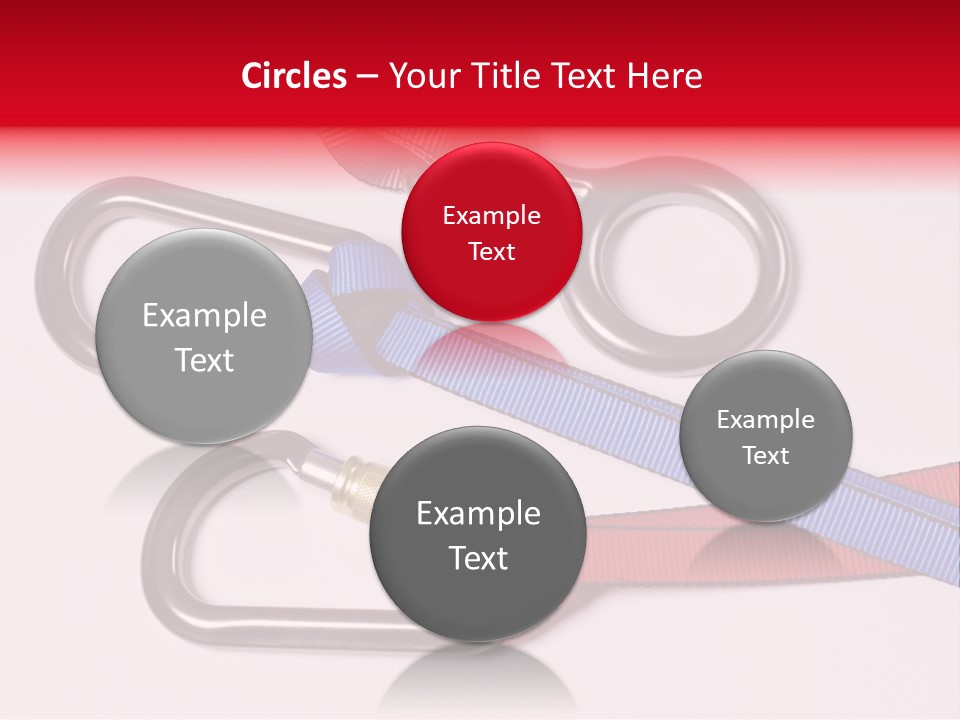 Carabiner Climb Loop PowerPoint Template