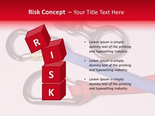 Carabiner Climb Loop PowerPoint Template