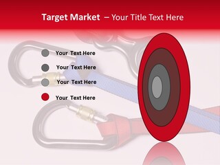 Carabiner Climb Loop PowerPoint Template
