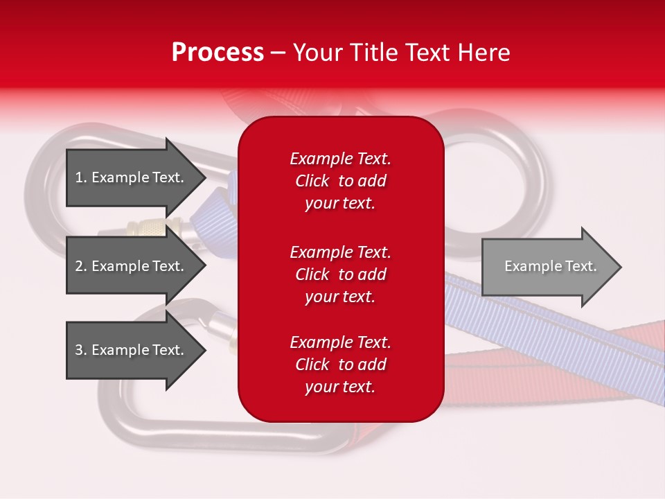Carabiner Climb Loop PowerPoint Template
