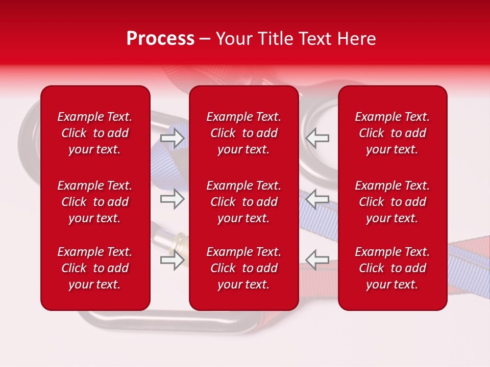 Carabiner Climb Loop PowerPoint Template