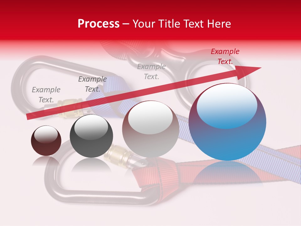 Carabiner Climb Loop PowerPoint Template