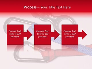 Carabiner Climb Loop PowerPoint Template