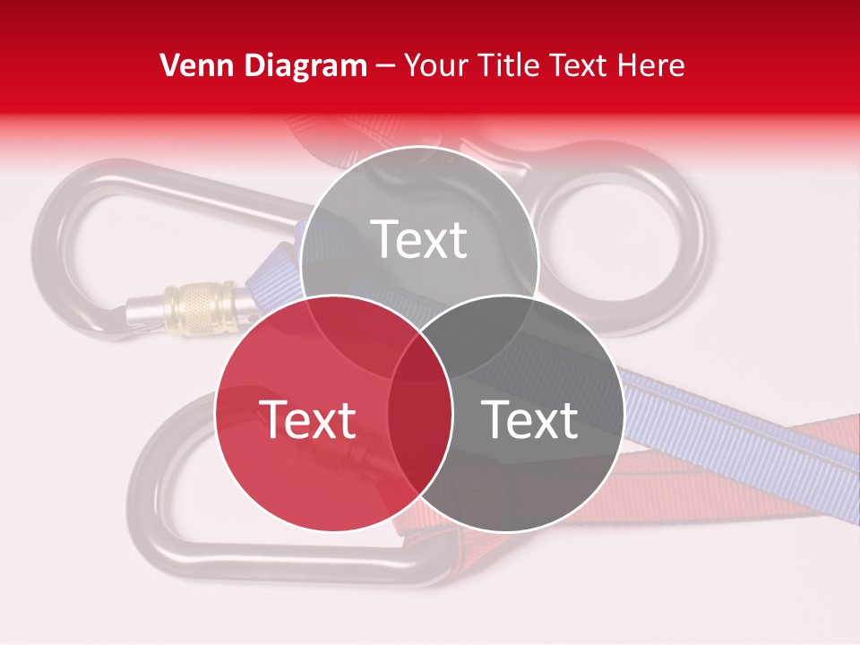 Carabiner Climb Loop PowerPoint Template
