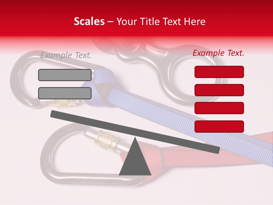 Carabiner Climb Loop PowerPoint Template