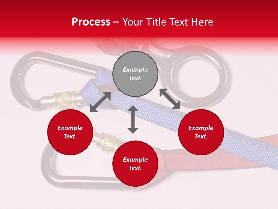 Carabiner Climb Loop PowerPoint Template
