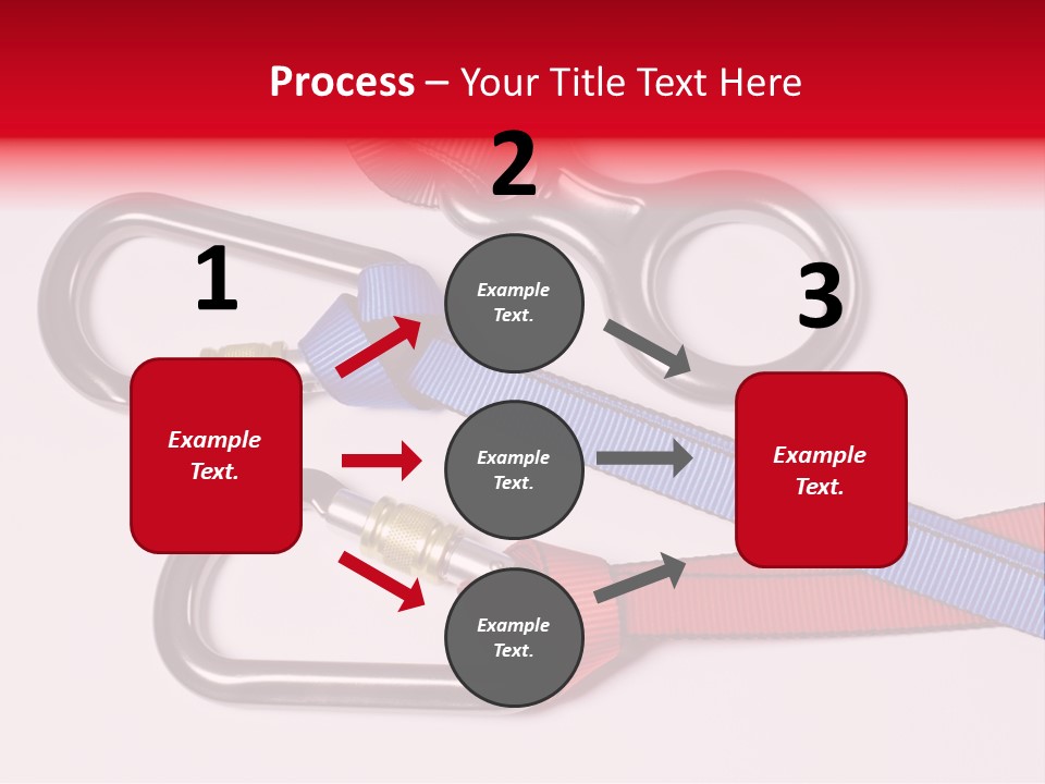 Carabiner Climb Loop PowerPoint Template