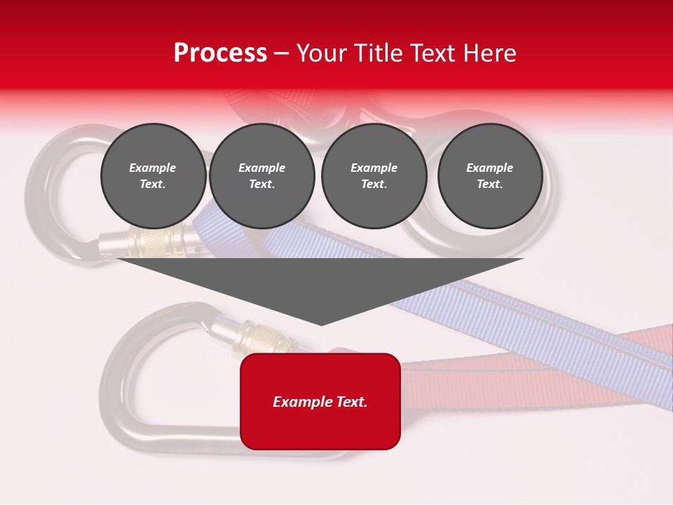Carabiner Climb Loop PowerPoint Template