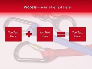 Carabiner Climb Loop PowerPoint Template