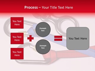 Carabiner Climb Loop PowerPoint Template
