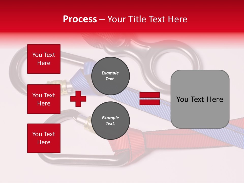 Carabiner Climb Loop PowerPoint Template