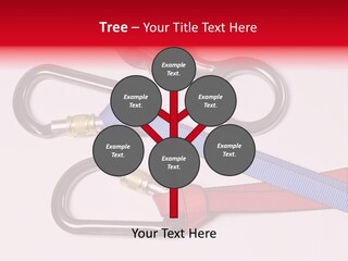 Carabiner Climb Loop PowerPoint Template