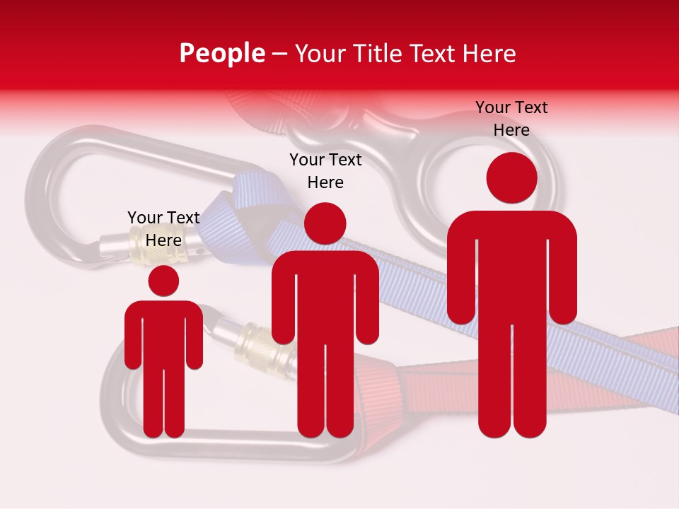 Carabiner Climb Loop PowerPoint Template