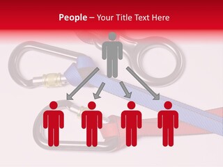 Carabiner Climb Loop PowerPoint Template