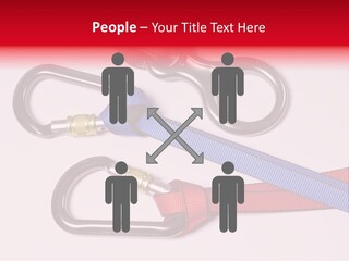Carabiner Climb Loop PowerPoint Template