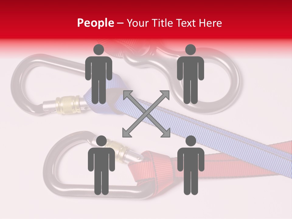 Carabiner Climb Loop PowerPoint Template