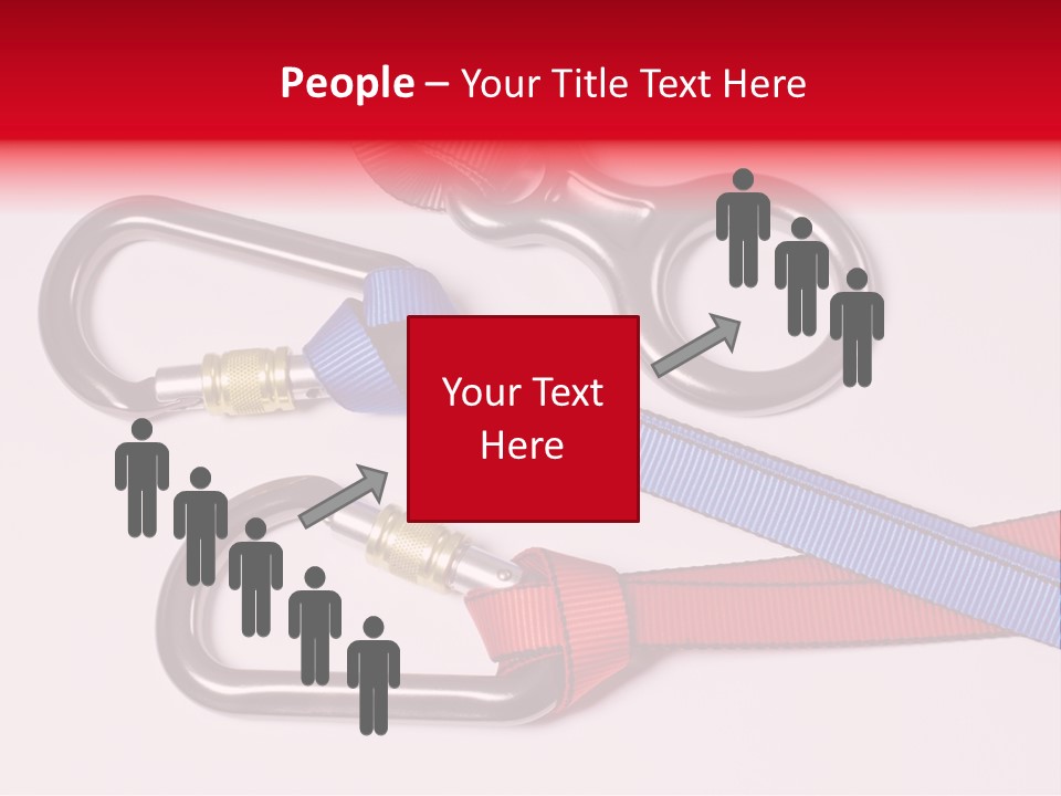 Carabiner Climb Loop PowerPoint Template
