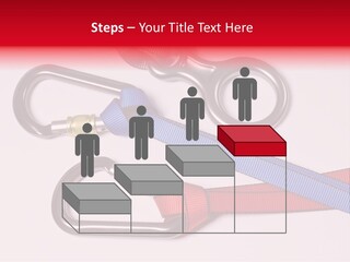 Carabiner Climb Loop PowerPoint Template